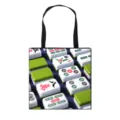 Draagbare draagtas met Mahjong-print voor winkelen en school, grote capaciteit. - Stijl 07 (Grote Handtas)