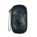 Portable digital cable organizer storage bag with dark blue mermaid fish scale pattern - 19.5*10.5*4.5cm / Dark Blue Fish Scale Print