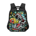 Hoogwaardige 14-inch schoolrugzak voor kinderen met een levendig monster graffiti kunstontwerp - Reflecterende Strip / Stijl 05