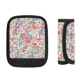 Stilvoller Gepäckgriffschutz mit Blumenmuster für Reisekoffer und Sporttaschen - Mehrfarbig Blumig / Filzmaterial