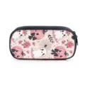 Halloween pennenzak met grote capaciteit en schattige roze pompoen- en spookafdrukken - Stijl 07 (Artikel Enkellaags Pennenzak) / Enkellaags Etui