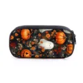 Grote capaciteit etui met Halloween pompoen en spook patroon print ontwerp voor school - Pompoen en Herfstbladeren Print (18) / Enkellaags Etui