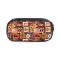 Feestelijke Halloween etui met pompoen en spook prints voor studenten benodigdheden - Halloween Elementen Print (32) / Enkellaags Etui / Gemengde Print