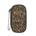 Portable tiger stripe digital organizer bag for power banks and cables, stylish travel case - 19.5*10.5*4.5cm / Yellow Tiger Stripe