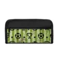 Soccer themed student pencil case with large capacity stationery storage and green field print - Star Football (04) / 22x5x11cm