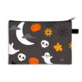 Halloween-Aufbewahrungstasche mit Kürbis- und Geist-Motiven für Süßigkeiten oder Kosmetik - Kürbis Gespenst Skelett (12)