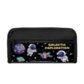 Cartoon astronaut printed large capacity pencil case for students stationery storage - Astronaut 12 (New Square Pencil Case)