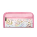 Cute pink large capacity pencil case with unicorn magic design and zipper closure for students - Rainbow Moon Unicorn Style (06)