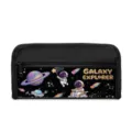 Large capacity student pencil case featuring a cartoon astronaut and galaxy print - Astronaut 08 (New Square Pencil Case)