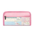 Pink student cartoon unicorn pencil case featuring large capacity and heart magic print - Stars & Hearts Magic Style (10)