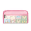 Pink cartoon unicorn pencil case with large capacity and cute patchwork design - Pastiche Dream Style (11)