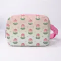 Cute tulip pattern waist bag featuring pink gradient design and adjustable strap - Gradient Star Tulip (06)