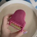 Pink velvet piano jewelry box, elegant classical ring holder for earrings and necklaces. - Plum Color