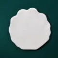White shell shaped plaster tray jewelry display prop photography background decoration plate - Shell Trays 13cm