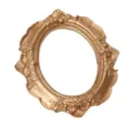Cornice portafoto in resina stile vittoriano vintage espositore per gioielli orecchini. - Ovale