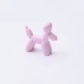 Pink resin balloon dog figurine cute animal desktop decoration for home office display - Pink