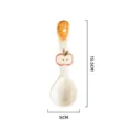 Cute apple ceramic spoon, creative cartoon dessert spoon, elegant tableware style variant. - Strawberry Ice Cream - Apple Dessert Spoon