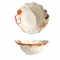 Hand-painted ceramic salad bowl 8.7 inch cute fruit dessert bowl table dimension chart - Strawberry Ice Cream 8.7-Inch Bowl