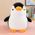 Cute cartoon penguin plush toy soft stuffed animal doll for kids gift and home decor. - Penguin, Black / 25cm (0.15kg)