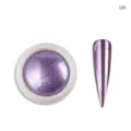 Polvere per unghie cromo viola per effetto specchio fai da te, pigmento metallico. - 0.2g #09