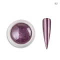 05 Polvere Specchio Unghie Oro Rosa Cromo Pigmento Glitter DIY Manicure Arte Decorazione - 0.2g #05