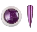 Polvere per unghie cromo viola effetto specchio per un design nail art DIY lucido. - 0.2g #17