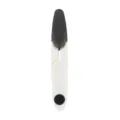 Mini U-shaped thread clipper, white and black portable tailor scissor for sewing and crafts. - Transparent Cover Scissors / Black