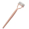 Peine de pestañas de plástico rosa portátil con cubierta protectora para maquillaje de ojos. - 2005 rosa