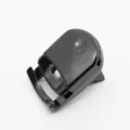 Portable mini plastic eyelash curler in sleek black, compact design for everyday makeup routine. - Piano Black