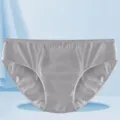 Disposable cotton briefs for men, seamless underwear, comfortable and breathable for travel use. - L (Under 50 kg) / Men's Pure Cotton Briefs in Grey