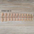 Short square round unoiled fake nail tips set, plastic nail art display tree for DIY. - 24 Pieces Strip Pack / Default