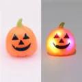 Halloween zucca luminosa giocattolo per feste, mini luce da dito lanterna lampeggiante. - Anello di Halloween (zucca)