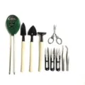 Set di attrezzi da giardinaggio per succulente con tester per terreno, pale e pinzette. - Tester per il terreno e misuratore di umidità 3-in-1 da 10 pezzi
