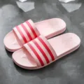 Pink shower slippers for women and men, anti-slip soft sole home indoor slide sandals summer. - 36-37 (Runs 1-2 Sizes Small) / N763 Dusty Pink (Women's)