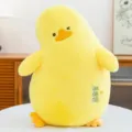Schattig geel eend pluche kussen zacht gevuld dier speelgoed voor bank decor verjaardag - Geel / 60 cm (0,5 kg)