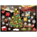 Christmas window stickers colorful snowflake wall decals holiday home decorations set - Colorful A32