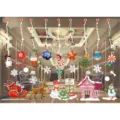 Christmas window stickers removable snowflake decals holiday party home decor supplies - Colorful 803