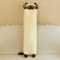 Cute long cat plush pillow soft stuffed animal doll for kids birthday gift home decor - Island of Cats Beige / 50cm
