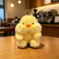 Süßes flauschiges gelbes Ente Plüschtier Schlüsselanhänger Anhänger weiche Puppe Tasche - Gelbe Ente / 10cm Größe