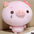 Cute Pink Pig Plush Toy Stuffed Doll Soft Kawaii Animal Pillow for Kids Girls Birthday Gift - Pouting Version / 20cm