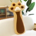 Cute cat paw plush pillow for sofa bed, soft large stuffed animal toy cushion home decor. - 70 cm / Yellow Style