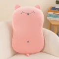 Cute pink cat plush pillow slow rebound soft cushion for office nap and home sofa comfort. - 35*55cm (0.7kg) / Pink Cat
