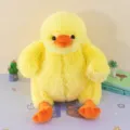 Cute fluffy chubby yellow duck plush toy soft sleeping pillow doll birthday gift for kids - 40CM / Yellow