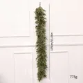 135cm realistic artificial pine and cone Christmas garland for wall hanging decor - Natural Color Floor Pine Cone 135cm