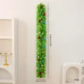 Guirlande de Noël verte de 180 cm avec boules colorées pour décoration de fête à la maison - Lianes de Noël / 180cm / Vert Pomme