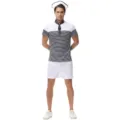 Détail du costume de marin pour homme, tenue de cosplay rayée classique pour les fêtes. - M / Haut et Bas / Ensemble Short Homme
