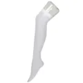 Sexy white over-the-knee stockings for women, perfect for cosplay, parties, and costumes. - One Size / Bottoms / Stockings Only