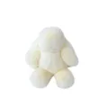 Adorable lapin en peluche blanc crème en fausse fourrure de lapin douce pour enfants - Beige