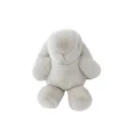 Peluche lapin crème douce avec de longues oreilles pendantes, vue SKU style japonais - Blanc Cassé