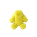 Pendentif poupée lapin en peluche jaune vif mignon en fausse fourrure douce pour sacs - Jaune